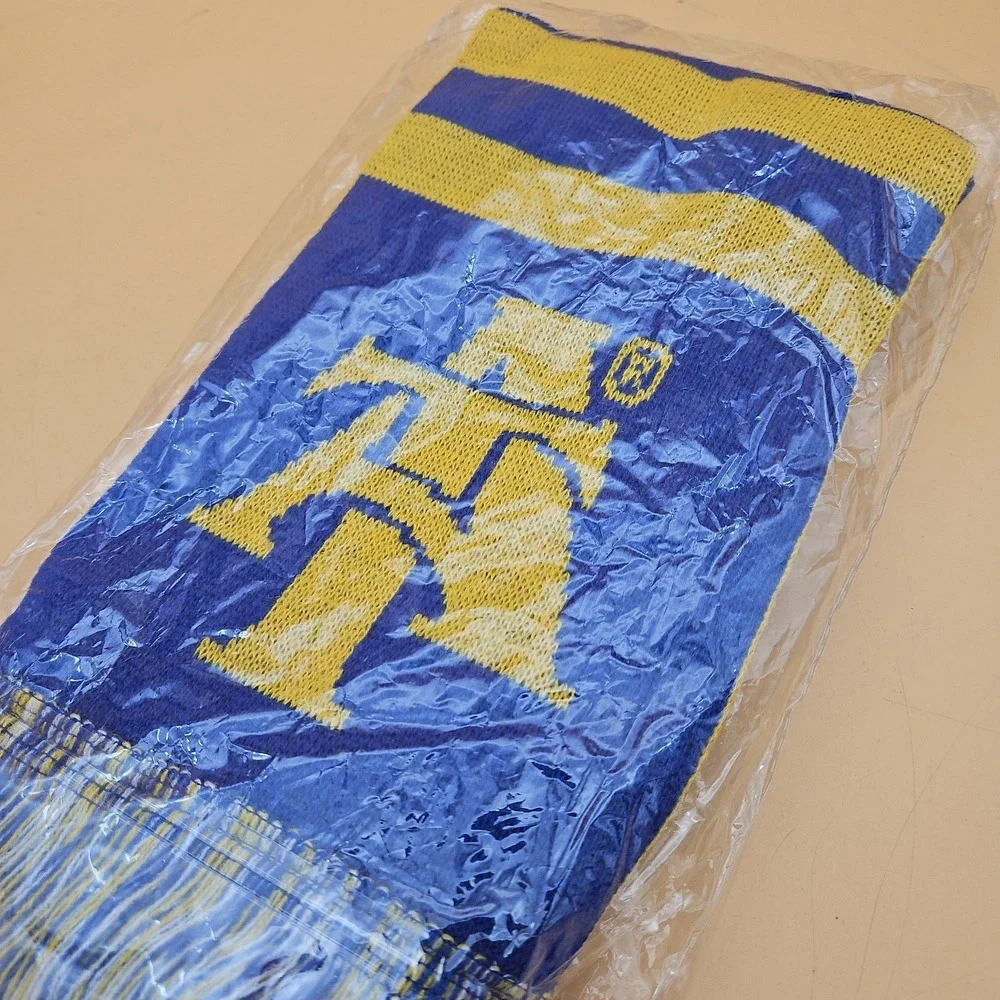 North Carolina A&T Aggies Scarf Blue Yellow NC A&T New Sealed